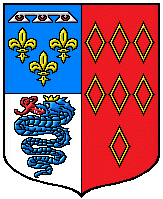 Blason d'alliance de Marguerite de Rohan